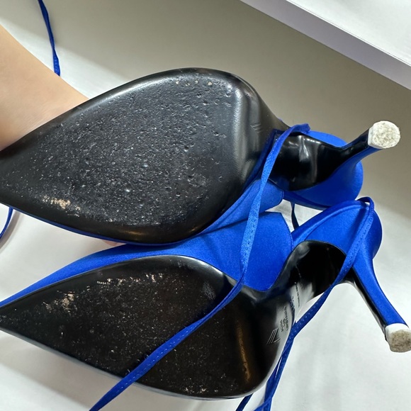 THE ATTICO blue heels shoes 7.5 - Picture 2 of 8
